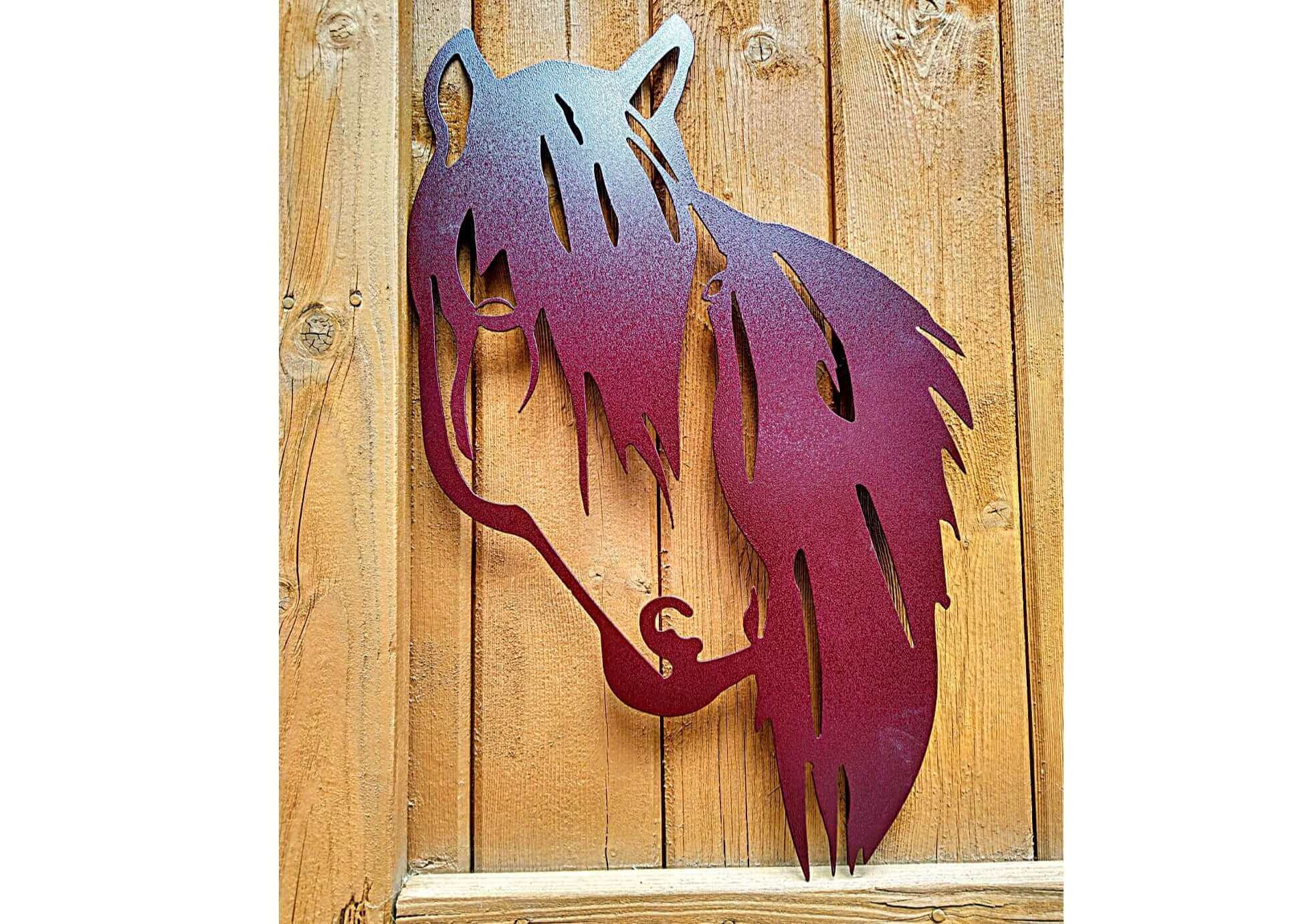 Horse Head Cutout