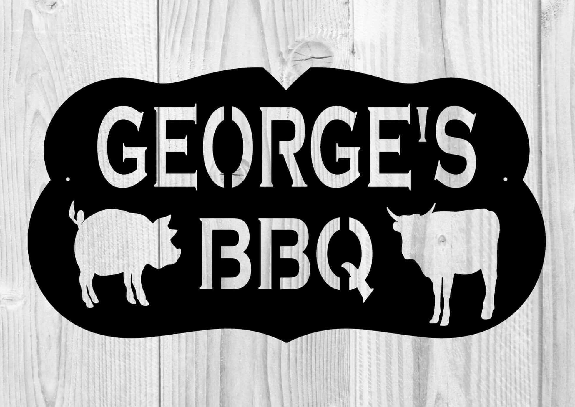 Custom BBQ Sign