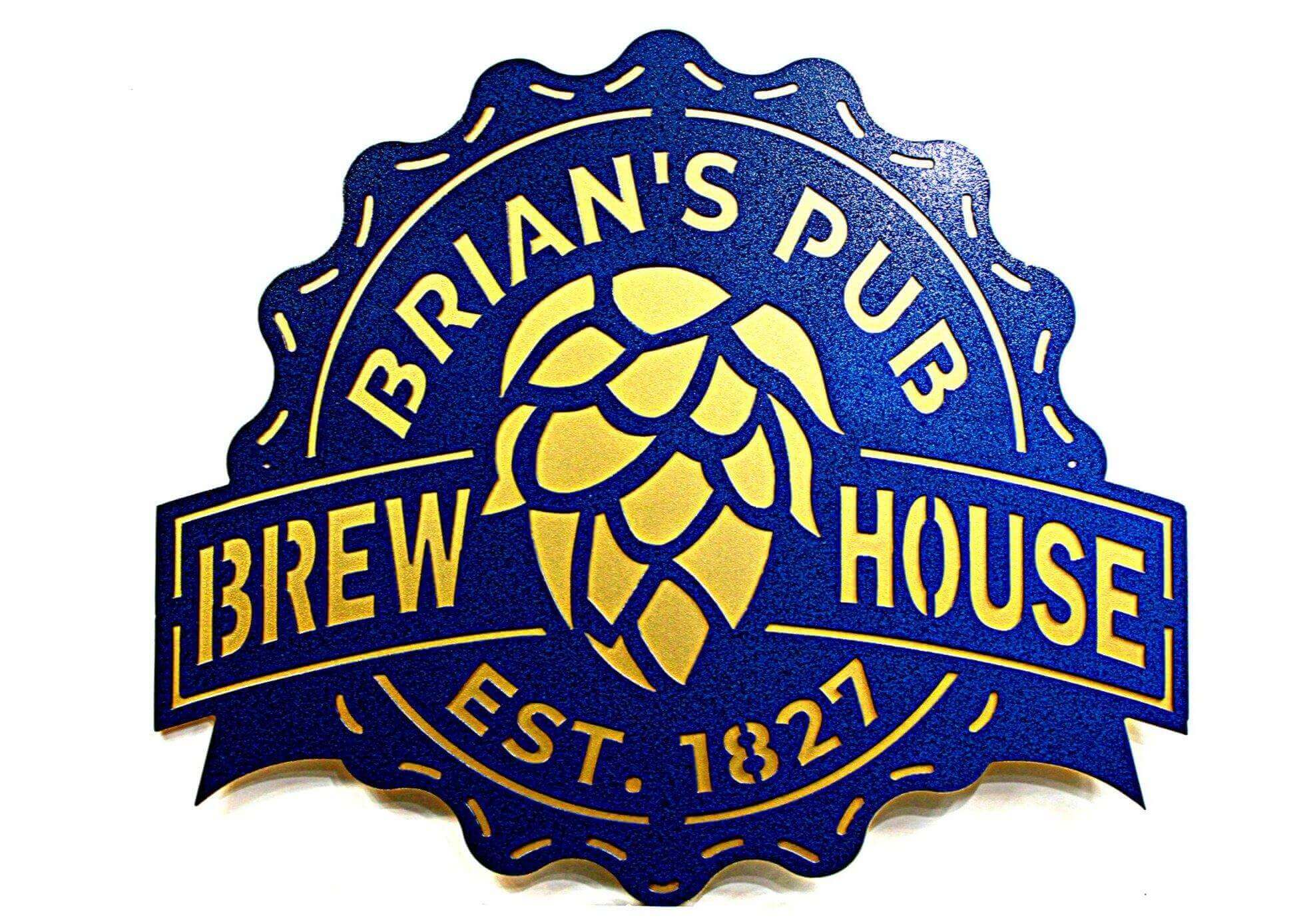 Custom Pub Metal Sign