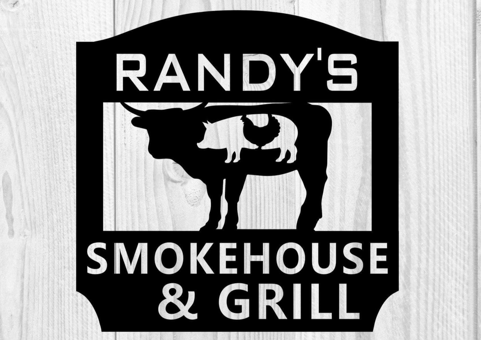 Smokehouse & Grill II Metal Barbecue Sign