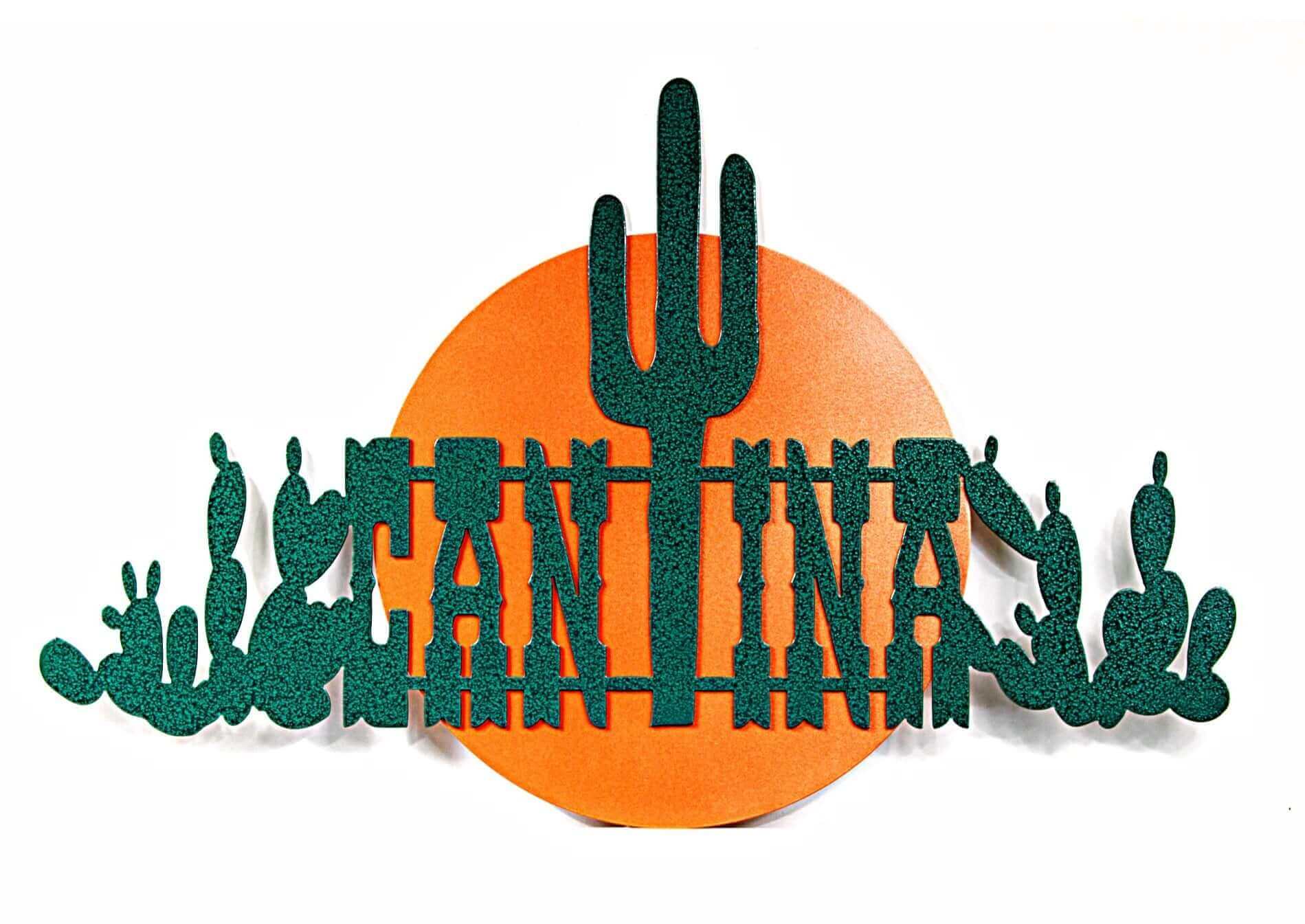 Cantina Metal Sign