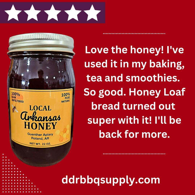 Local Arkansas Honey 100% Raw Unfiltered