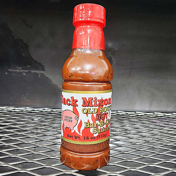 Jack Mixon Old South Hot BBQ Sauce Front Label 